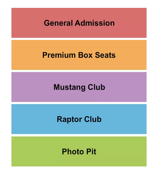 seating chart for San Marcos Regional Airport - Airshow - eventticketscenter.com